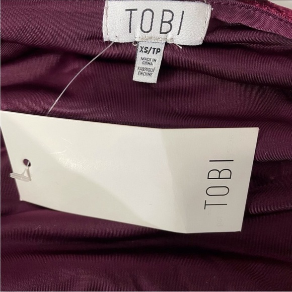 TOBI Wrap it Up Velvet Dress - Picture 4 of 8